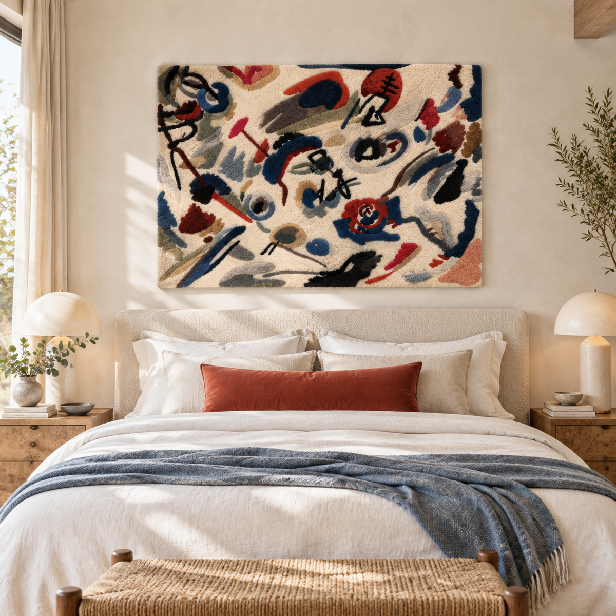 First Abstract Watercolor by Wassily Kandinsky — room setting