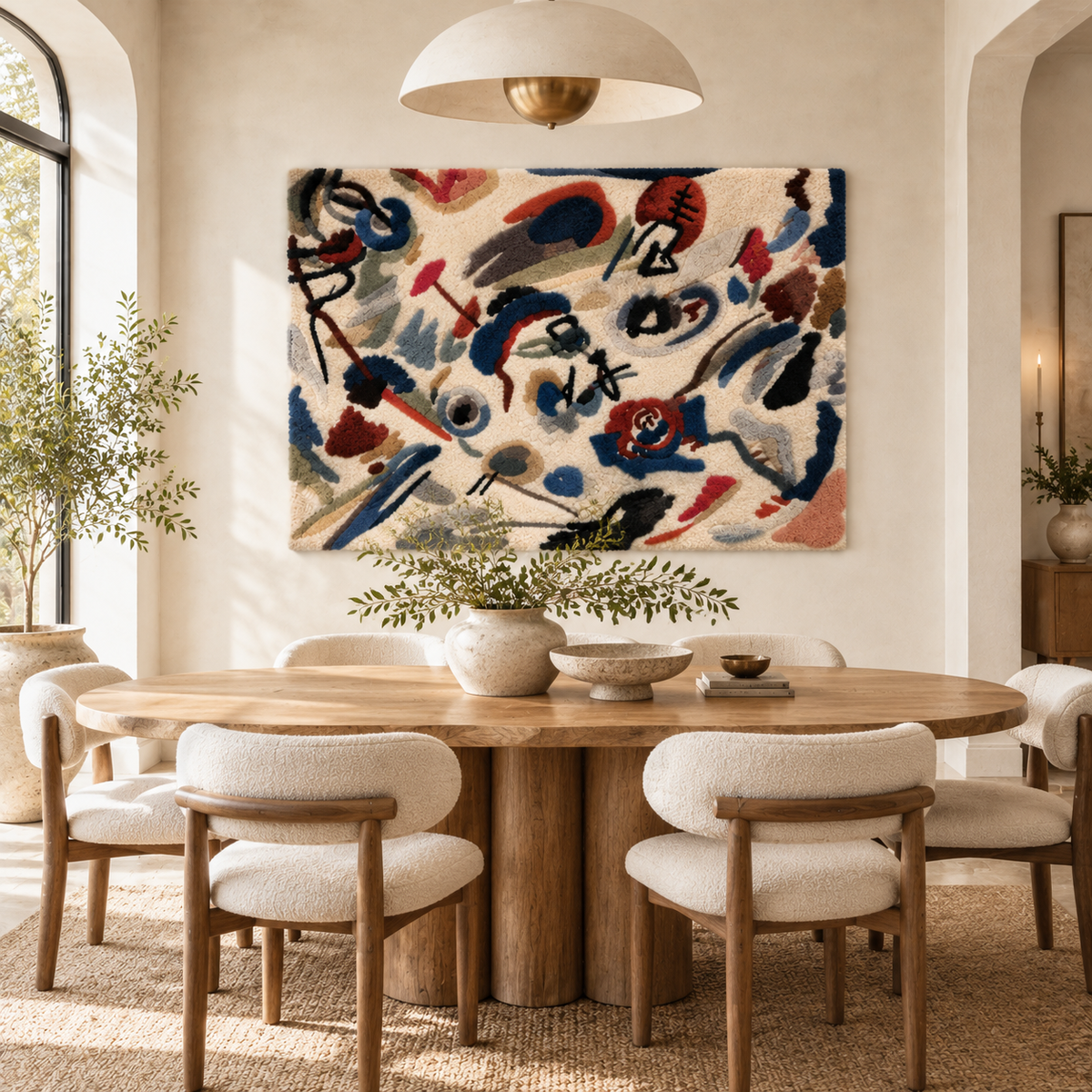 First Abstract Watercolor by Wassily Kandinsky — room setting