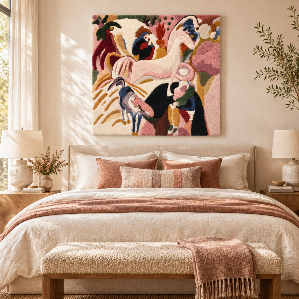 Horses by Wassily Kandinsky — room setting