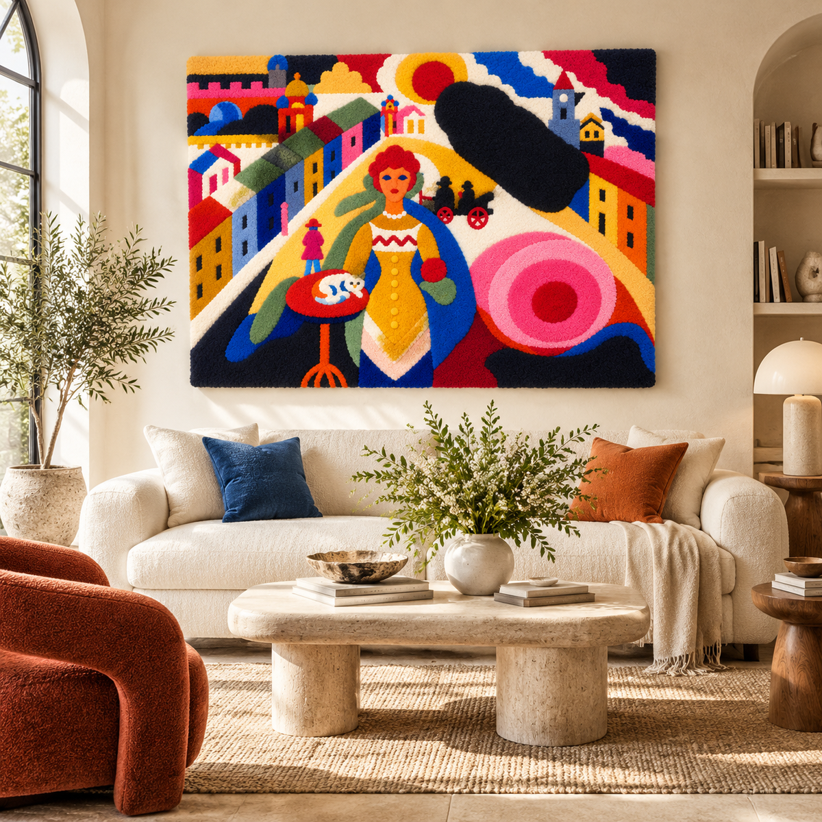 Lady in Moscow by Wassily Kandinsky — room setting