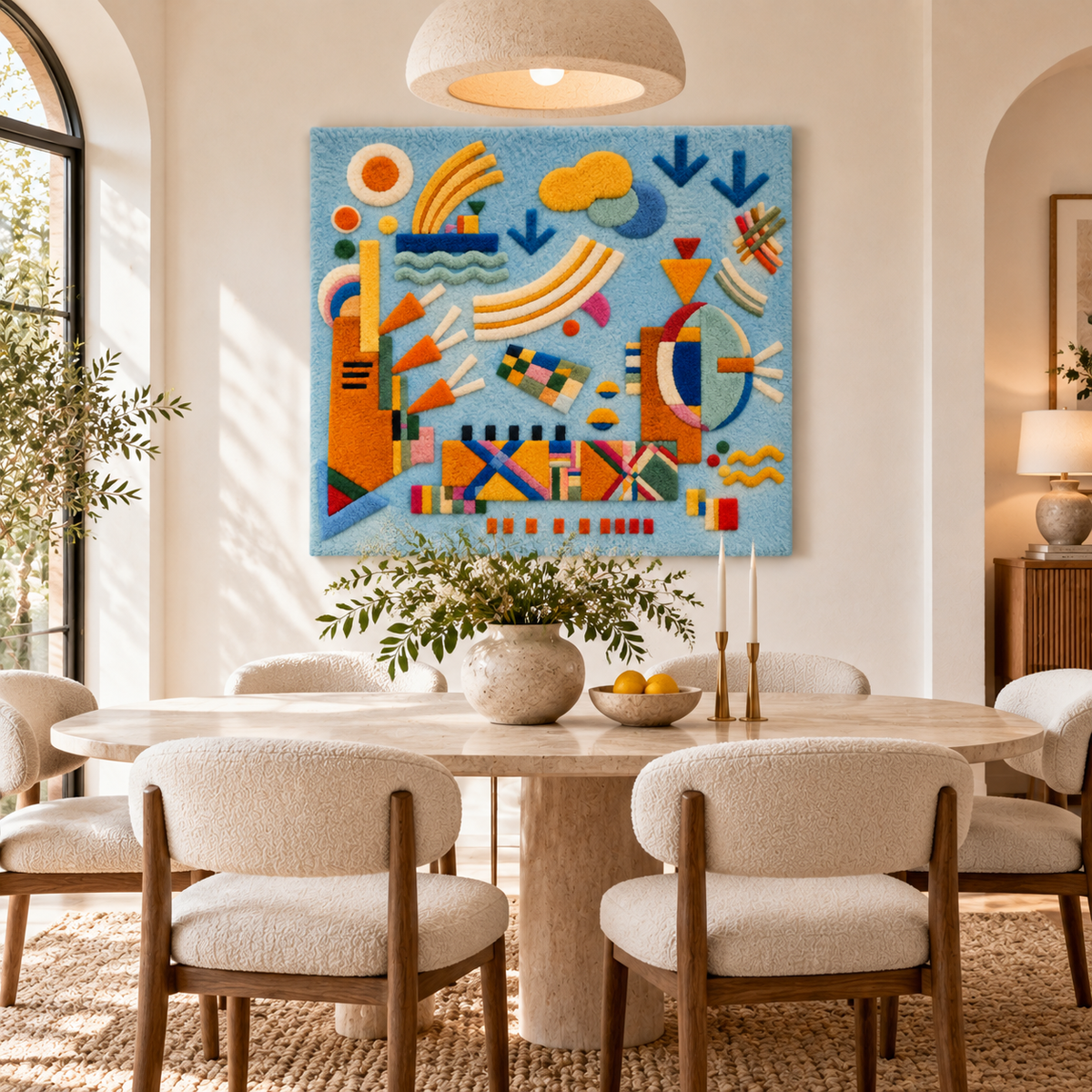 Mild Process by Wassily Kandinsky — room setting
