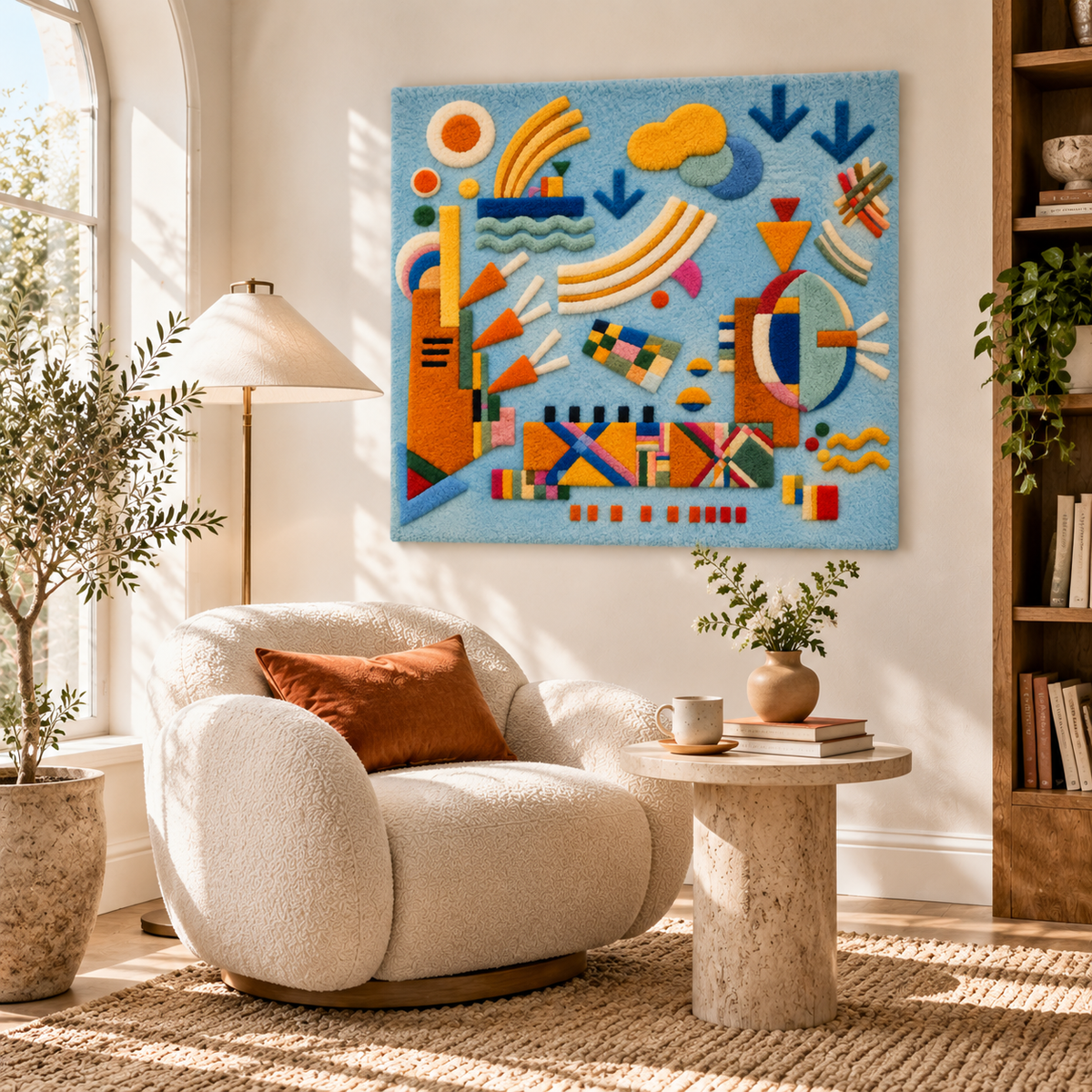 Mild Process by Wassily Kandinsky — room setting