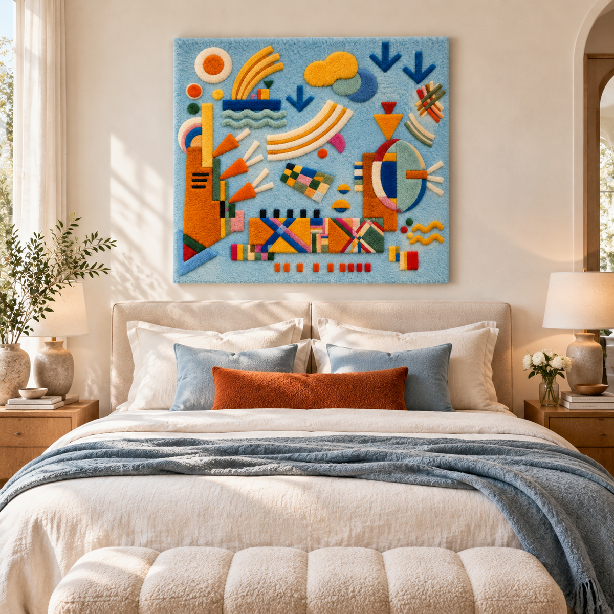 Mild Process by Wassily Kandinsky — room setting