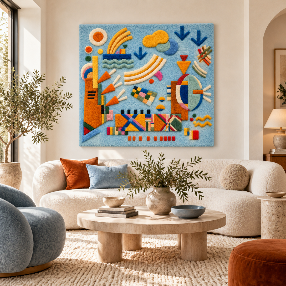 Mild Process by Wassily Kandinsky — room setting