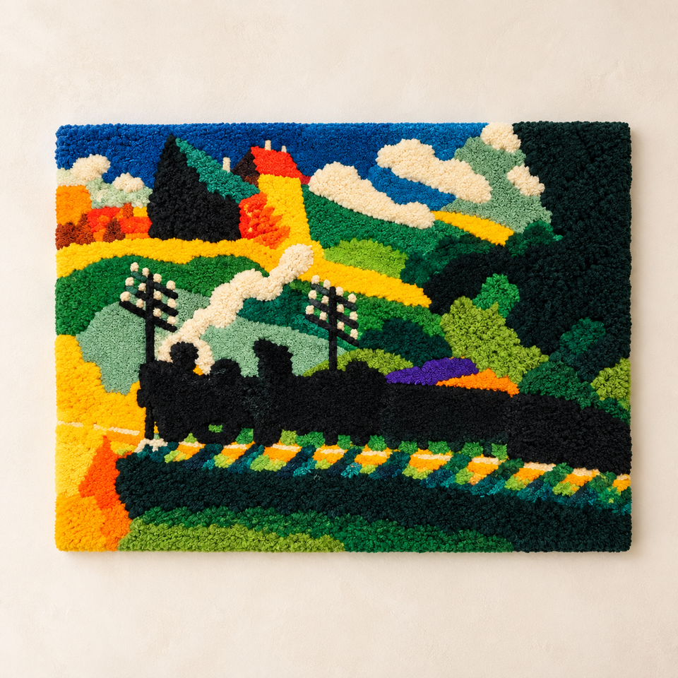Murnau View with Railway and Castle