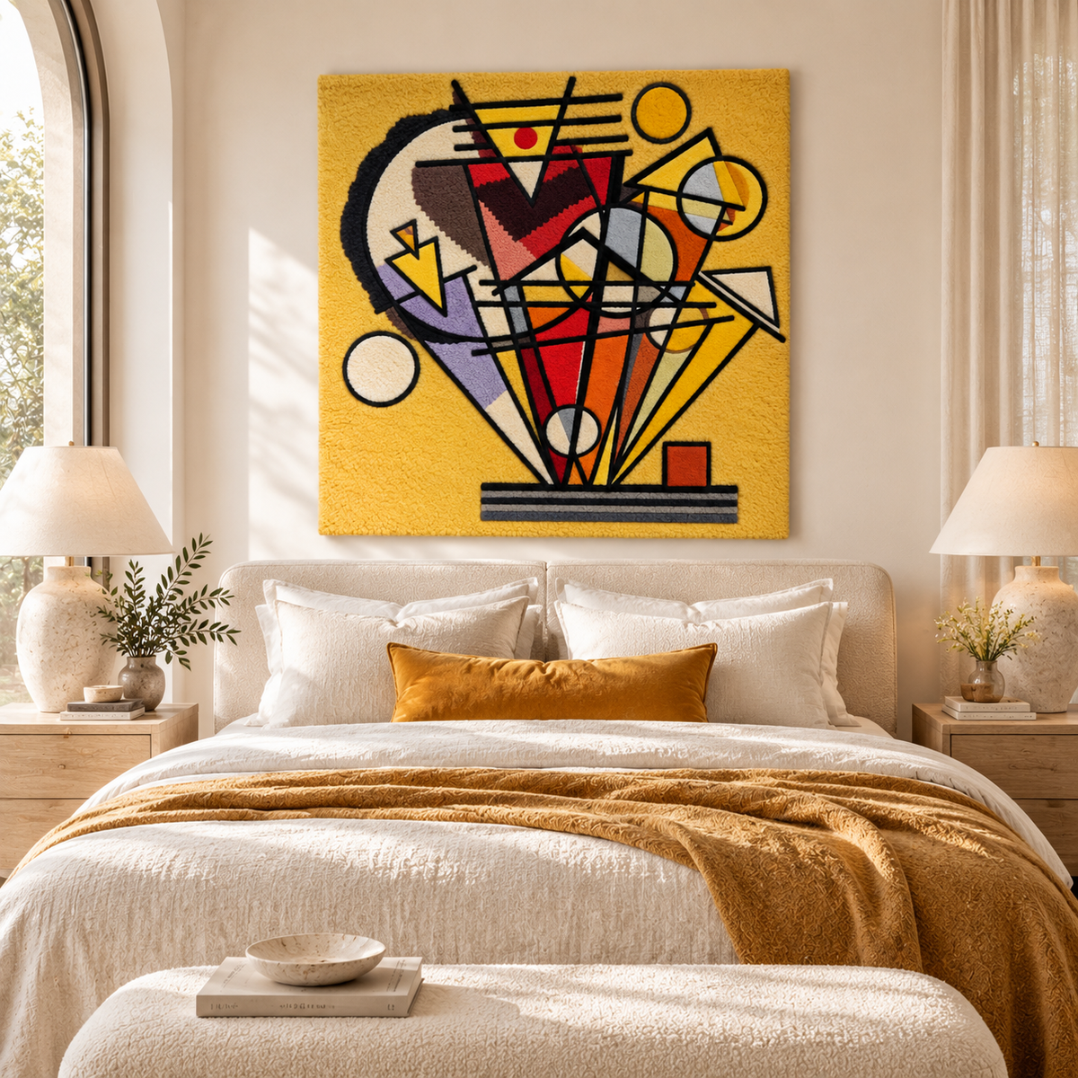 On the Points by Wassily Kandinsky — room setting