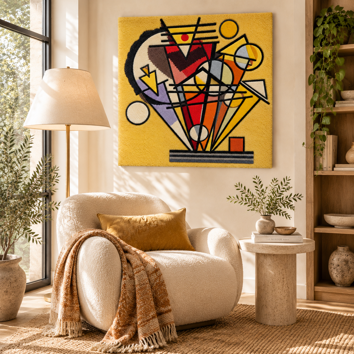 On the Points by Wassily Kandinsky — room setting