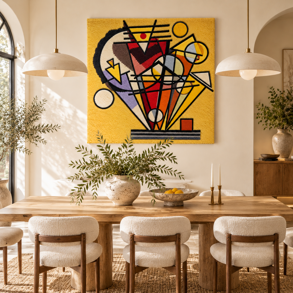 On the Points by Wassily Kandinsky — room setting