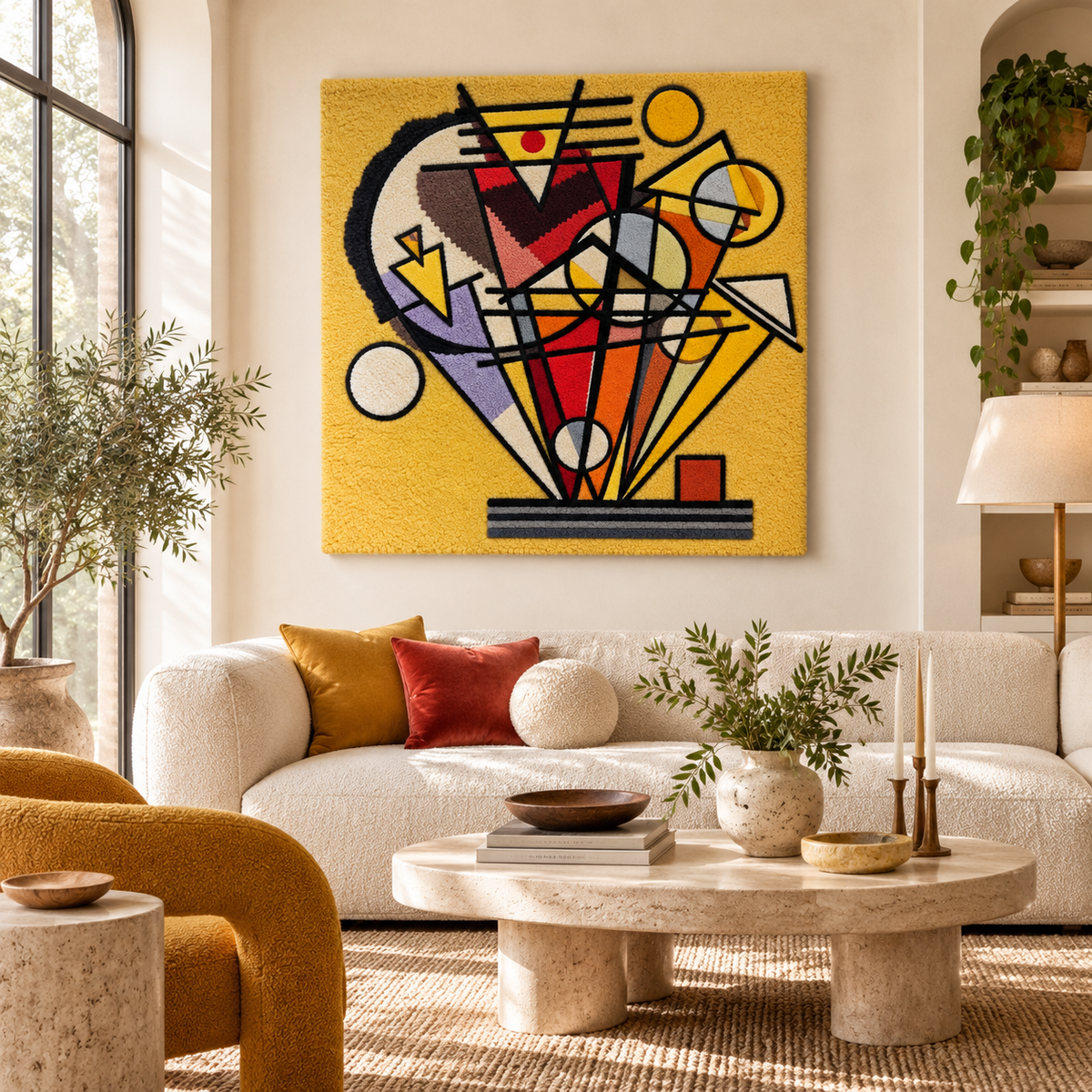 On the Points by Wassily Kandinsky — room setting