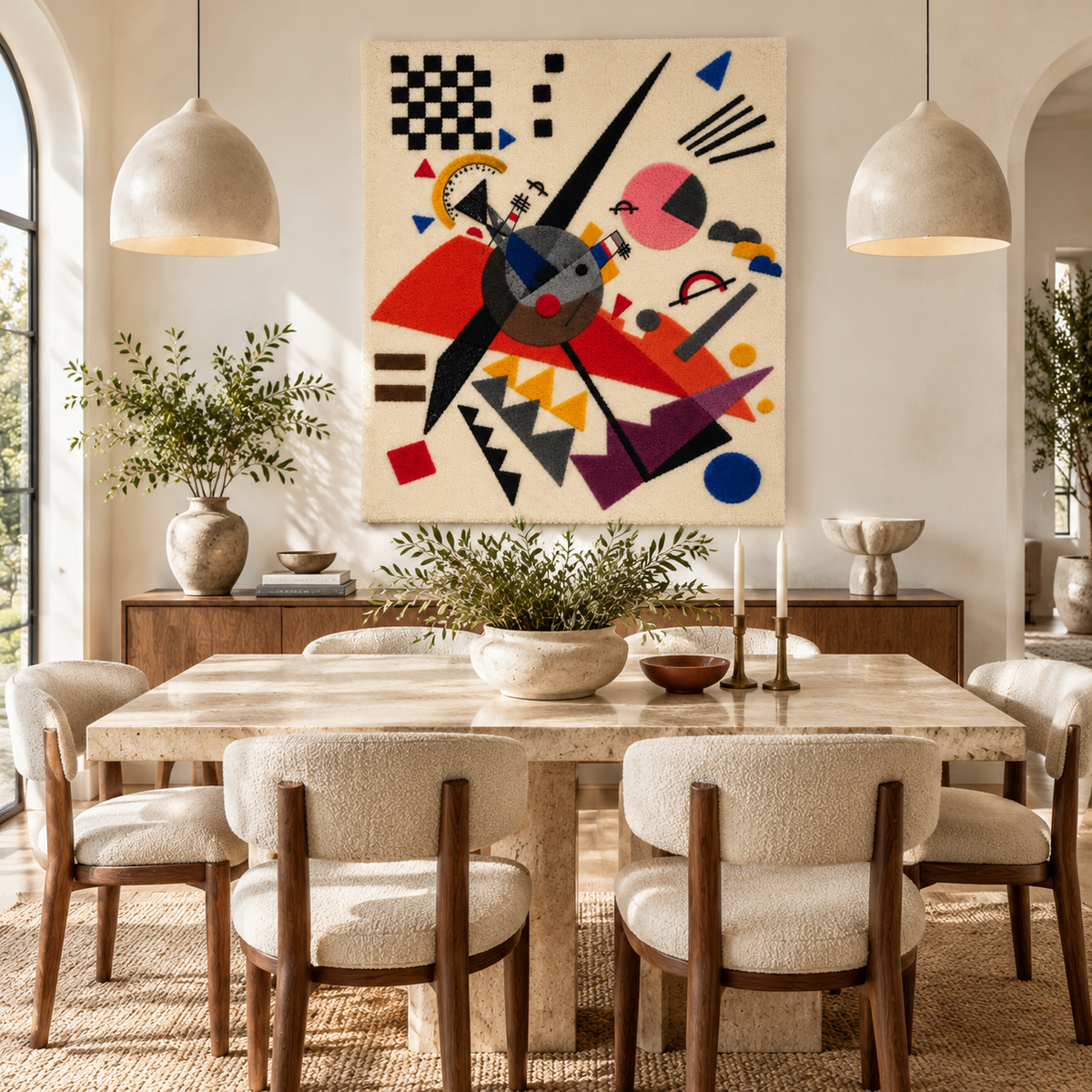 Orange by Wassily Kandinsky — room setting
