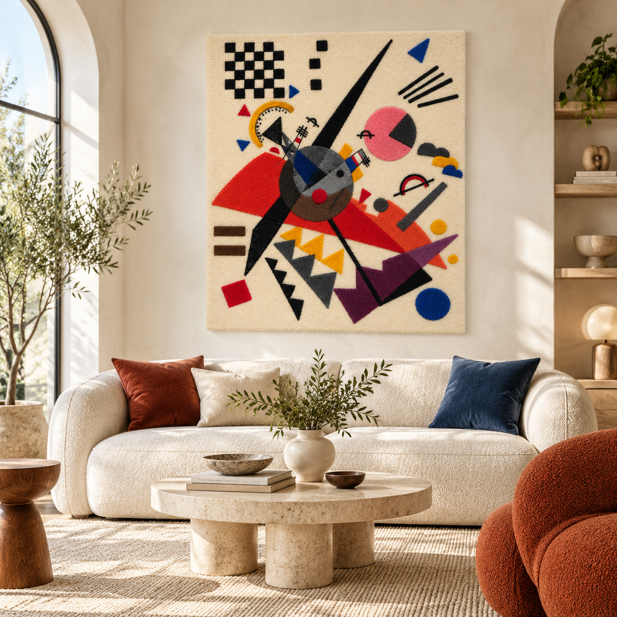 Orange by Wassily Kandinsky — room setting