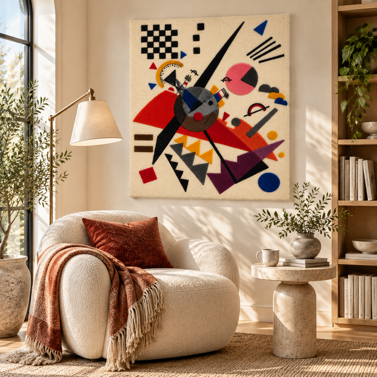 Orange by Wassily Kandinsky — room setting