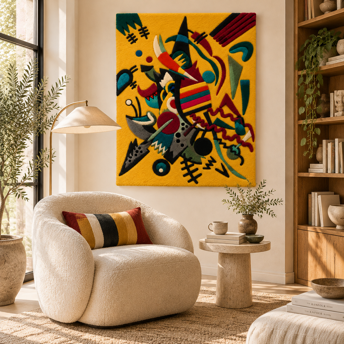 Points by Wassily Kandinsky — room setting