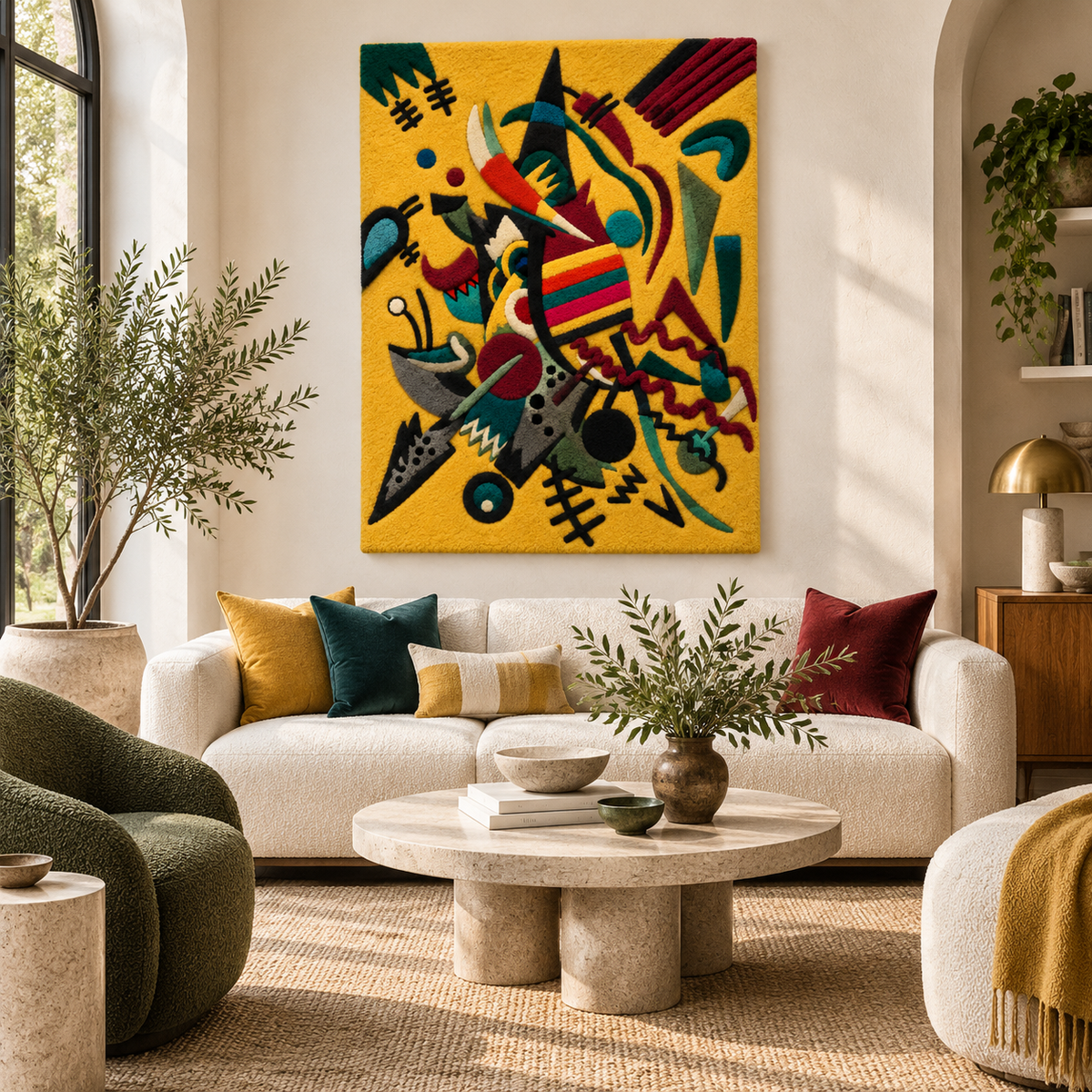 Points by Wassily Kandinsky — room setting