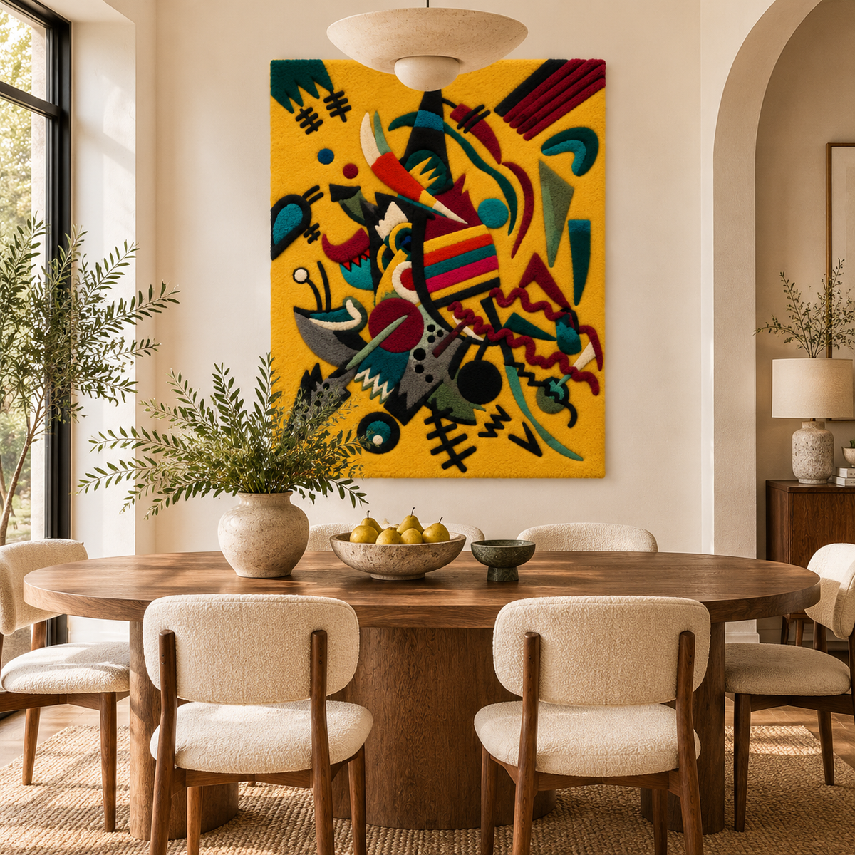 Points by Wassily Kandinsky — room setting
