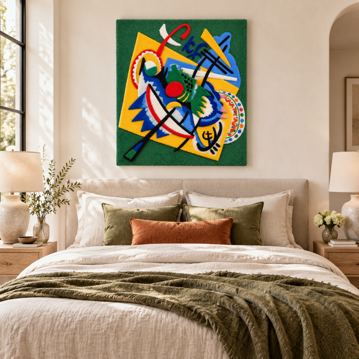 Red Oval by Wassily Kandinsky — room setting