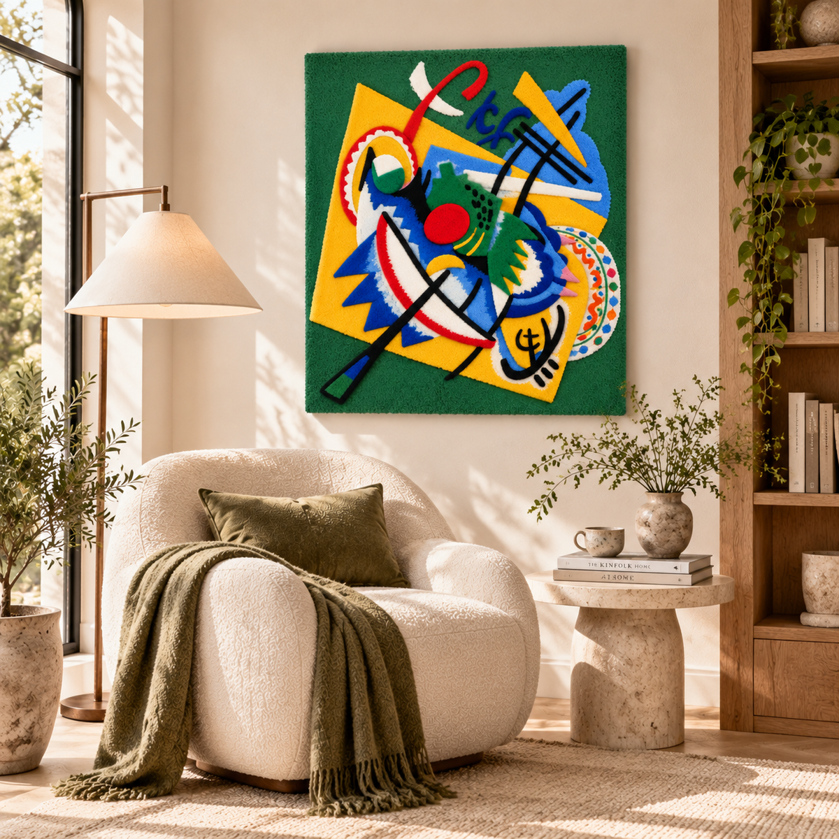 Red Oval by Wassily Kandinsky — room setting