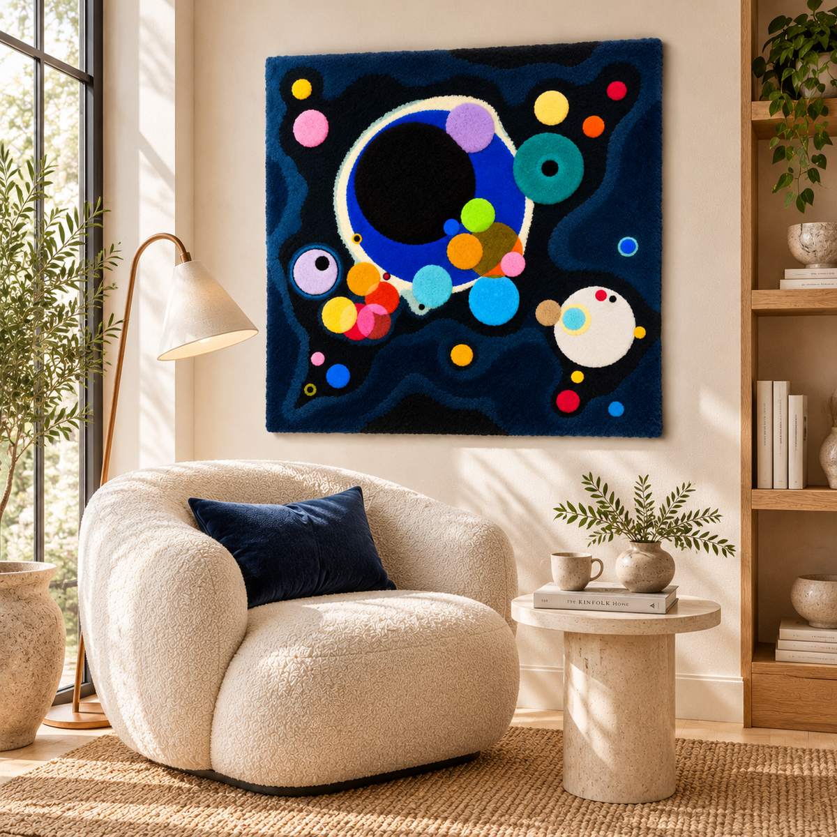 Several Circles by Wassily Kandinsky — room setting