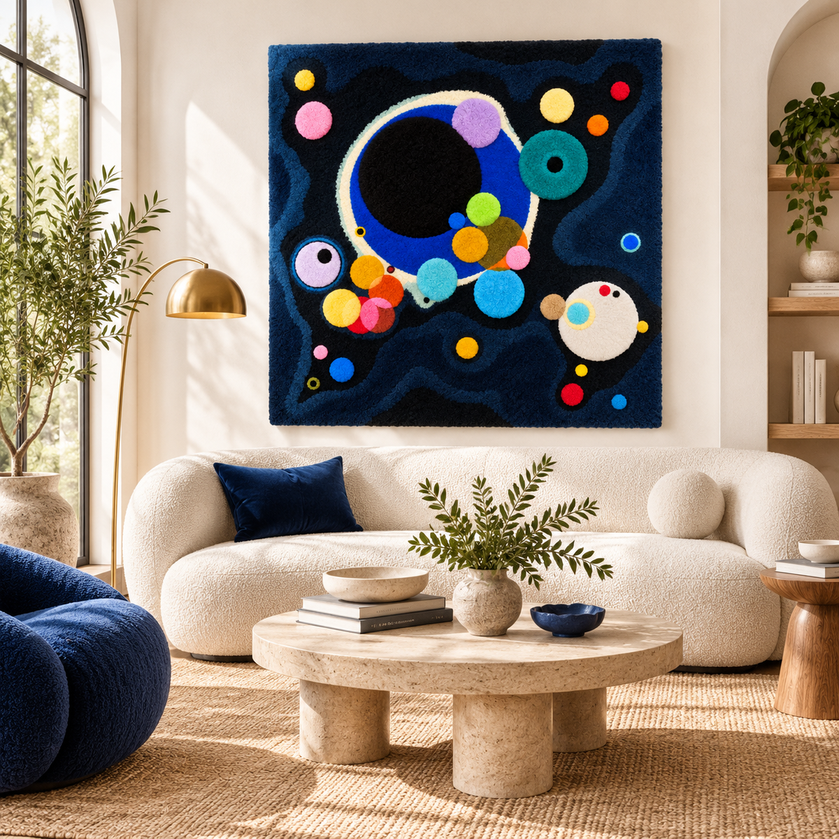 Several Circles by Wassily Kandinsky — room setting