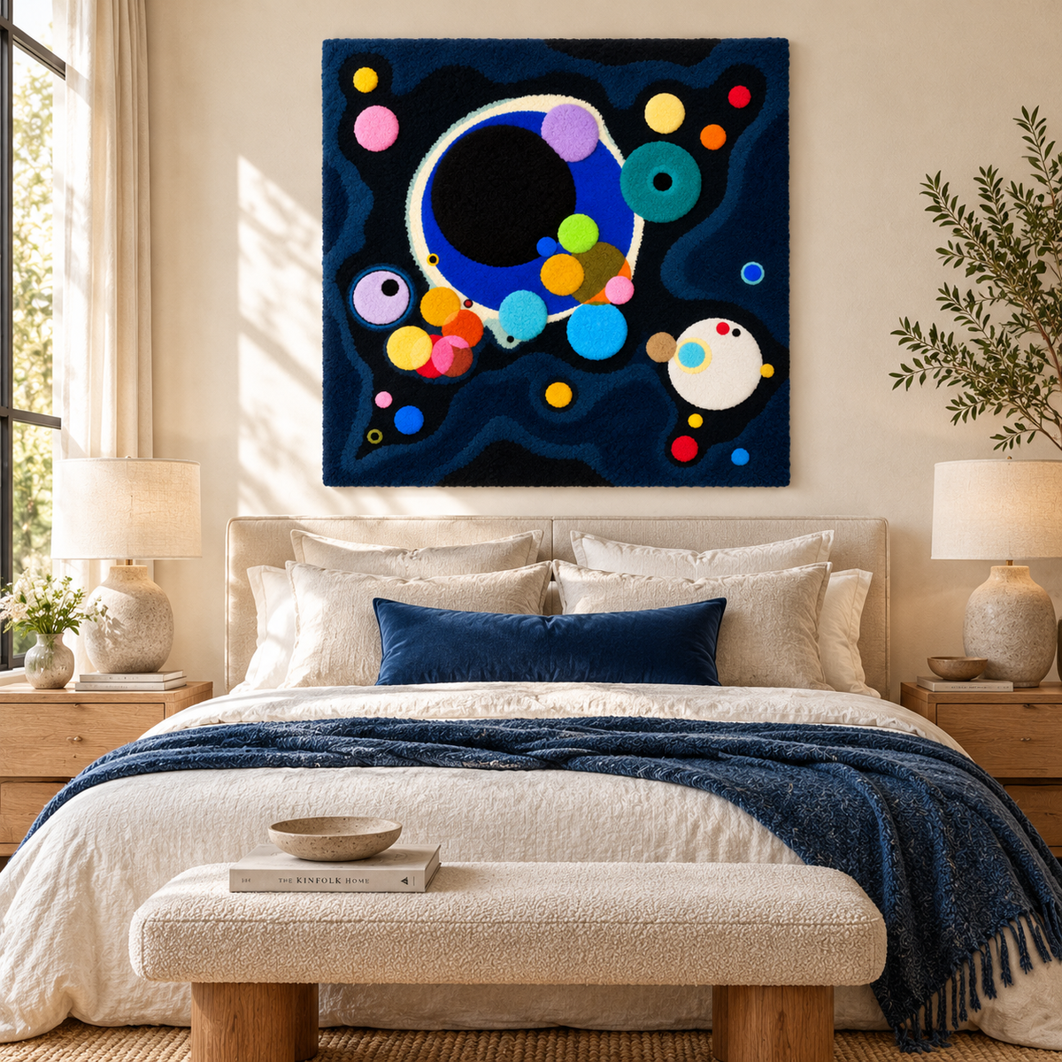 Several Circles by Wassily Kandinsky — room setting