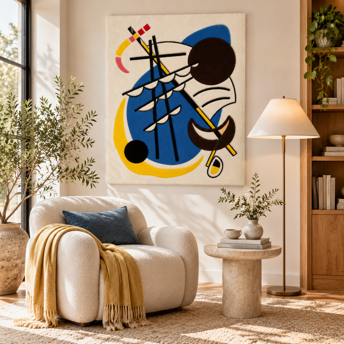 Small Worlds II by Wassily Kandinsky — room setting