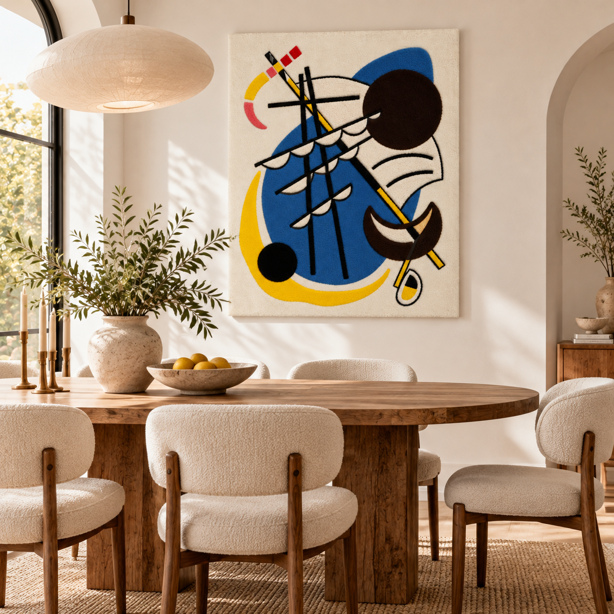Small Worlds II by Wassily Kandinsky — room setting