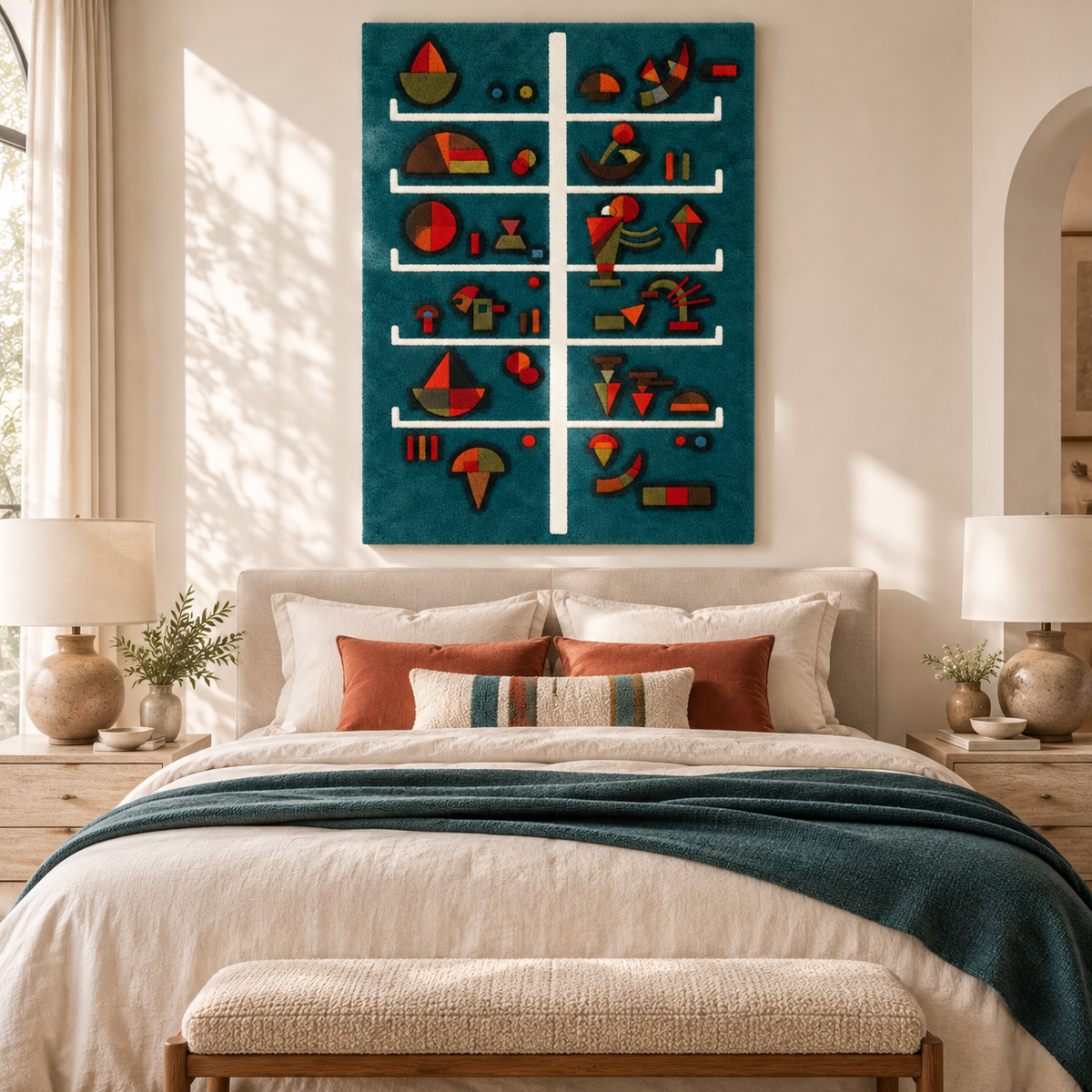Storeys by Wassily Kandinsky — room setting