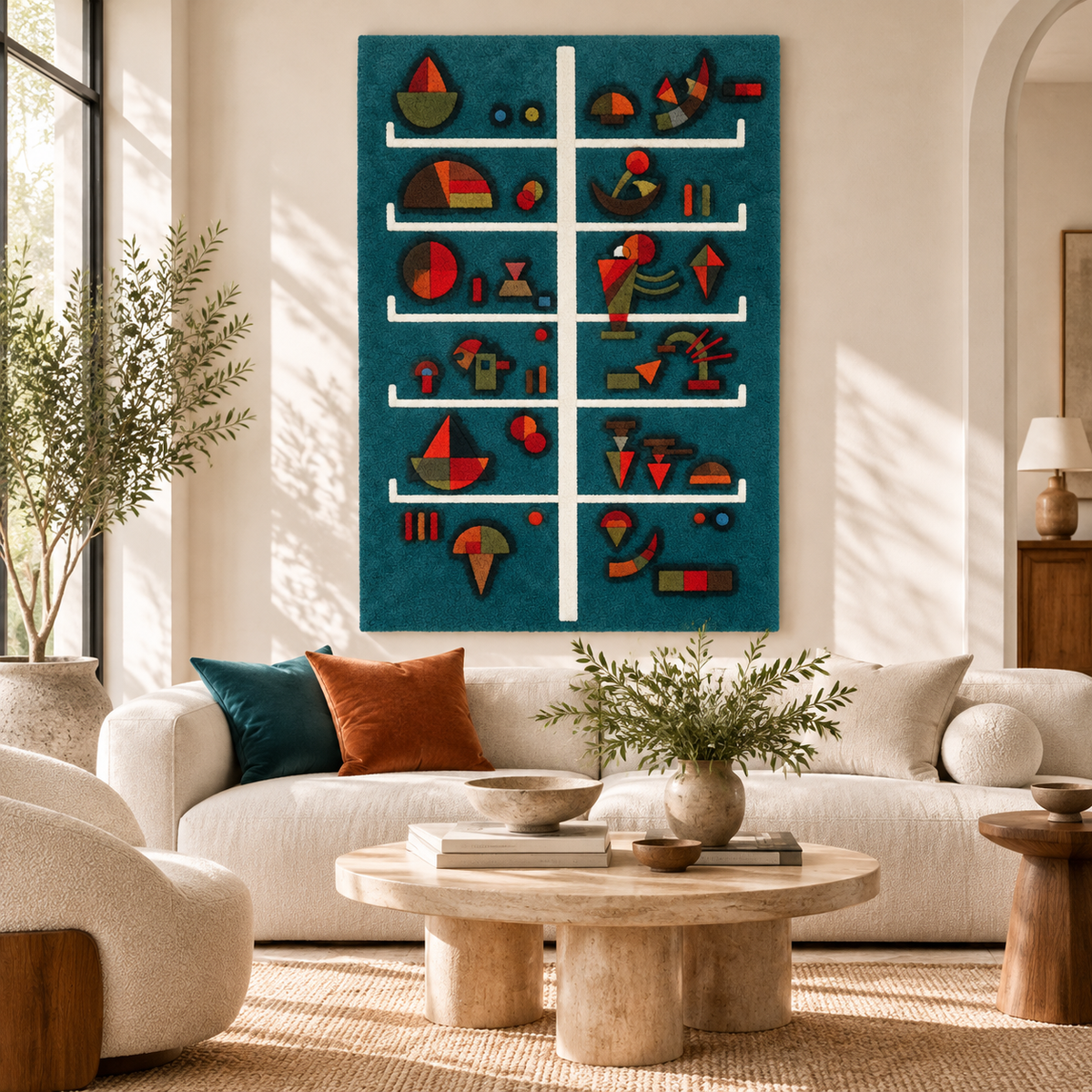 Storeys by Wassily Kandinsky — room setting