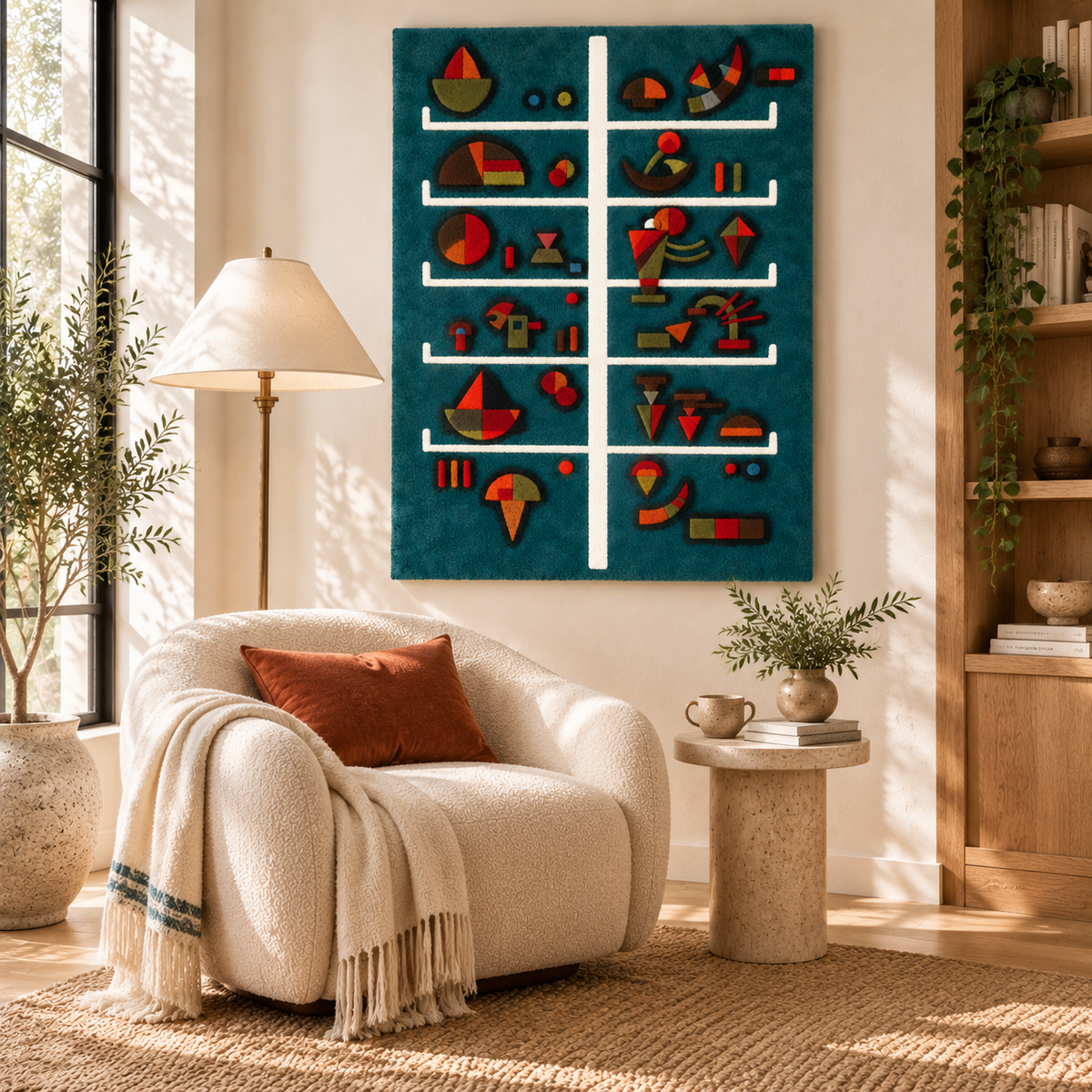 Storeys by Wassily Kandinsky — room setting