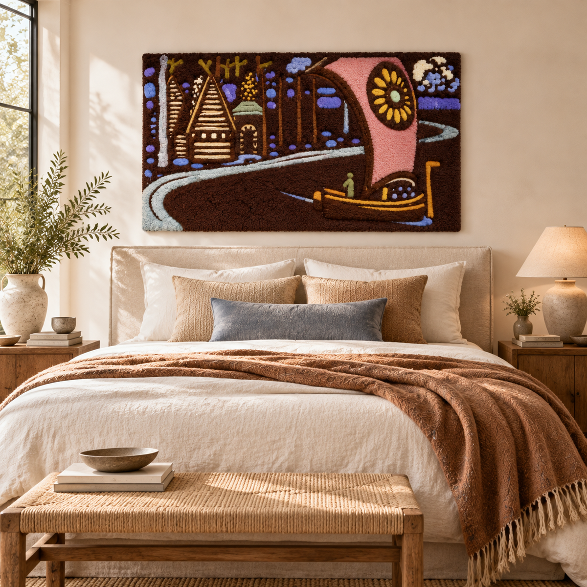 The Golden Sail by Wassily Kandinsky — room setting