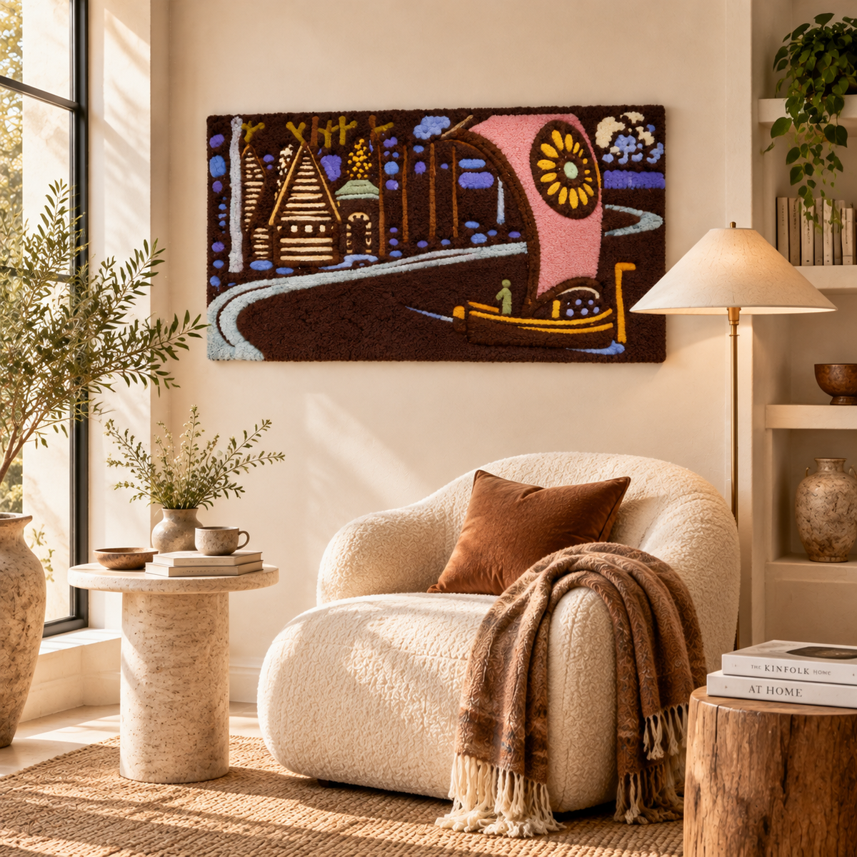 The Golden Sail by Wassily Kandinsky — room setting