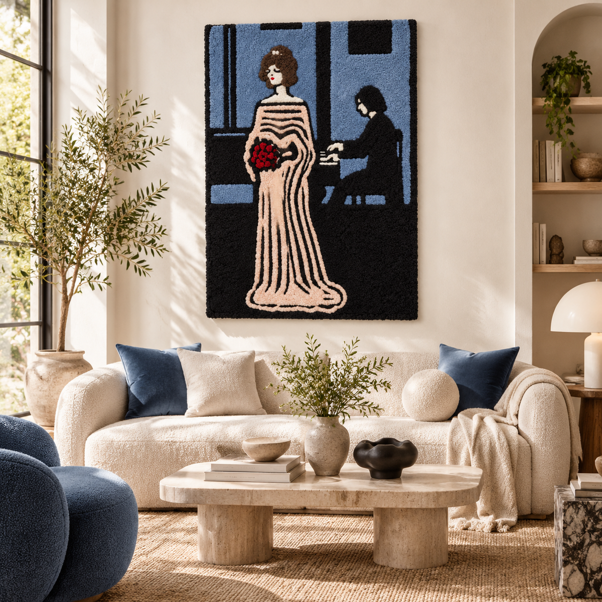The Singer by Wassily Kandinsky — room setting