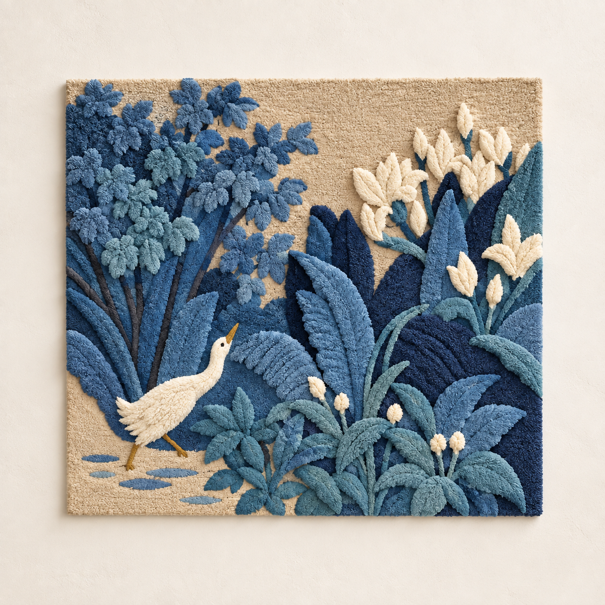 White Bird in the Blue Garden — front product view [product-light]