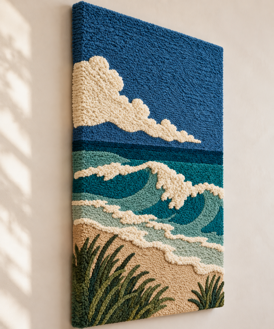 Whitecaps at Dune Point — angled relief view