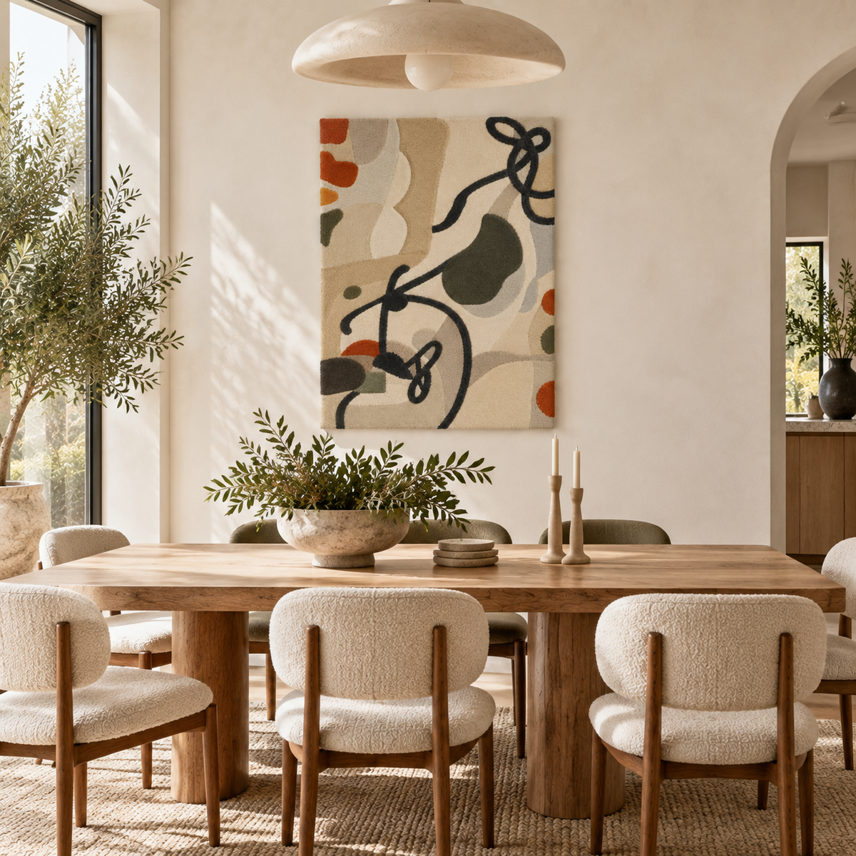Wildflower Ink on Sand — room setting 1