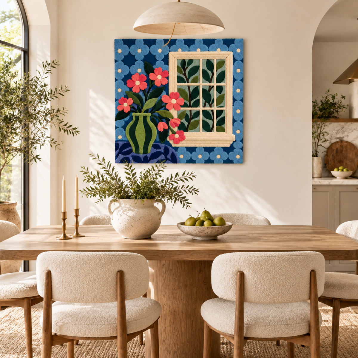 Window of Coral Blossoms — room setting 1