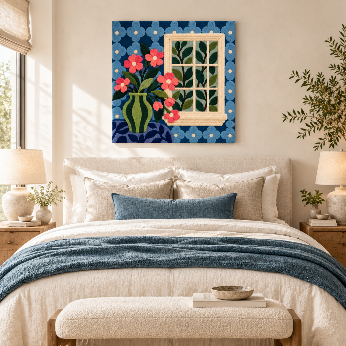 Window of Coral Blossoms — room setting 2
