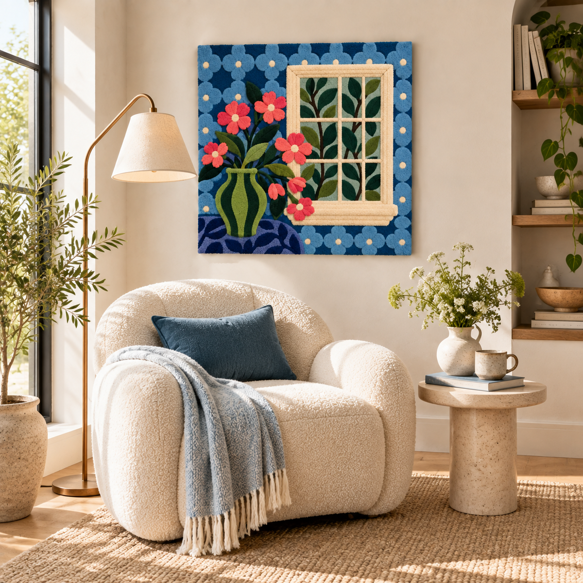 Window of Coral Blossoms — room setting 3