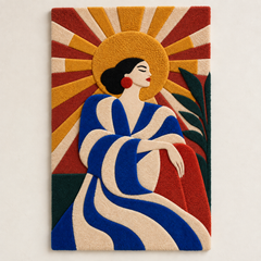 Woman Beneath the Golden Rays