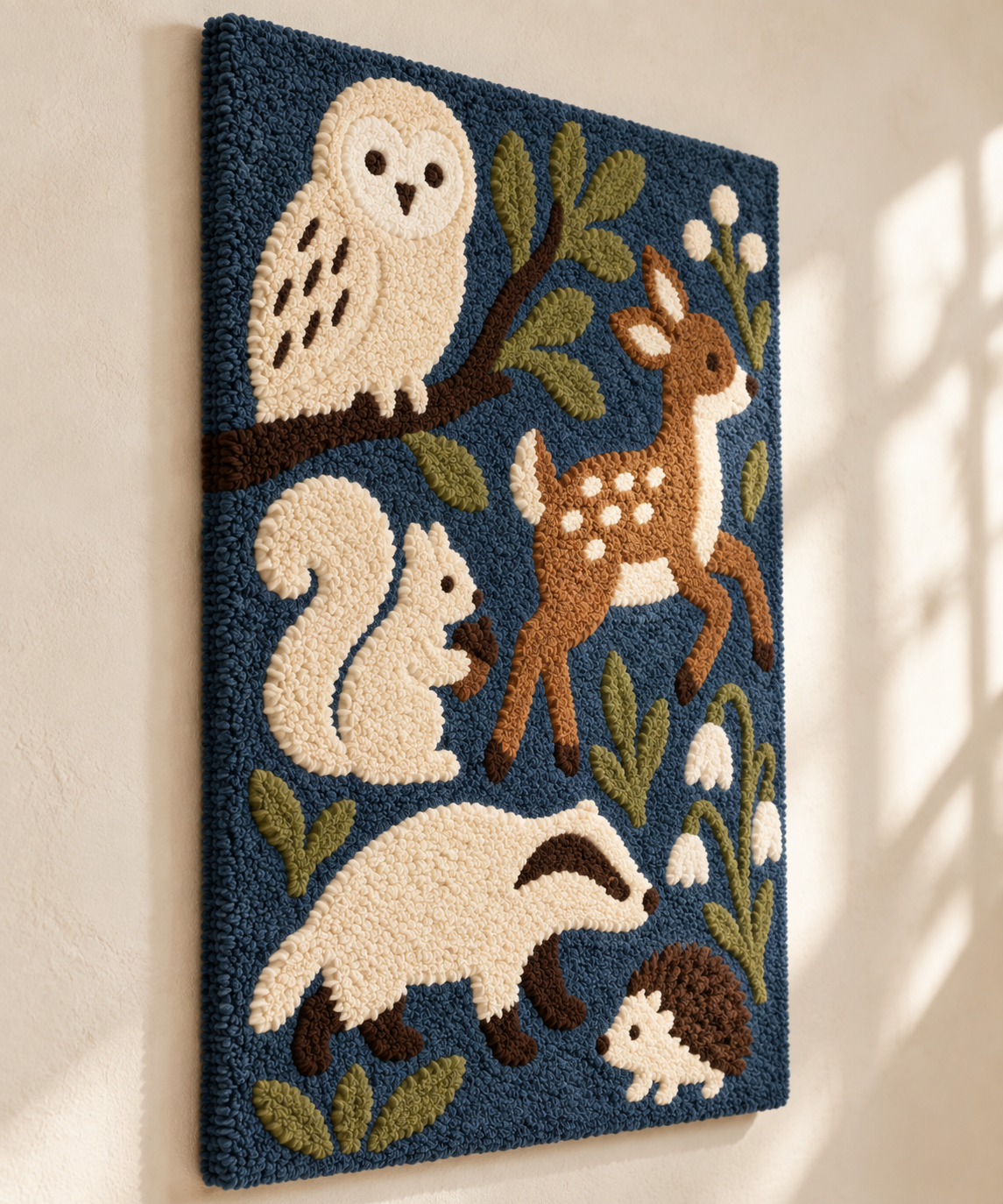 Woodland at Blue Hour — angled relief view