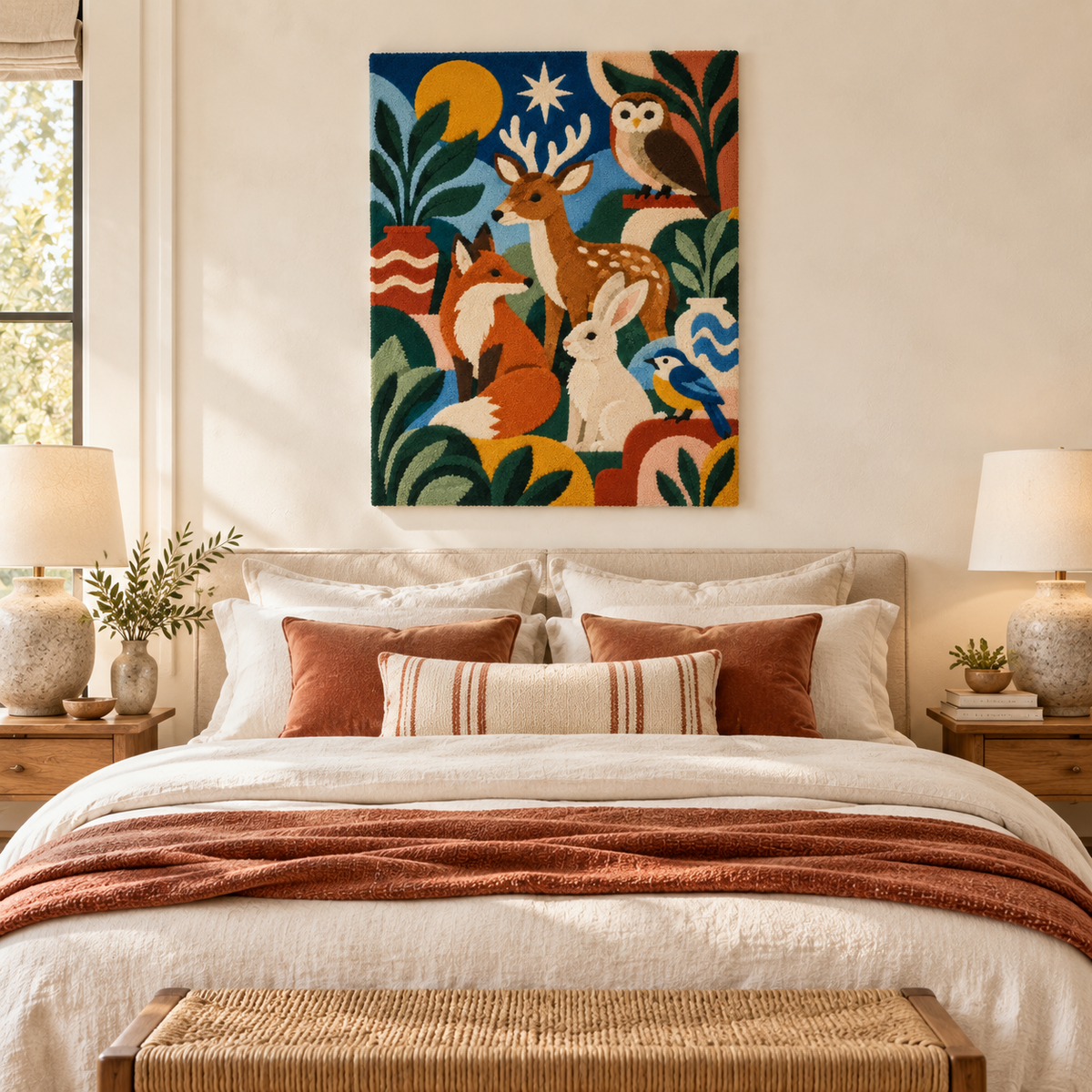 Woodland Moon Gathering — room setting 1