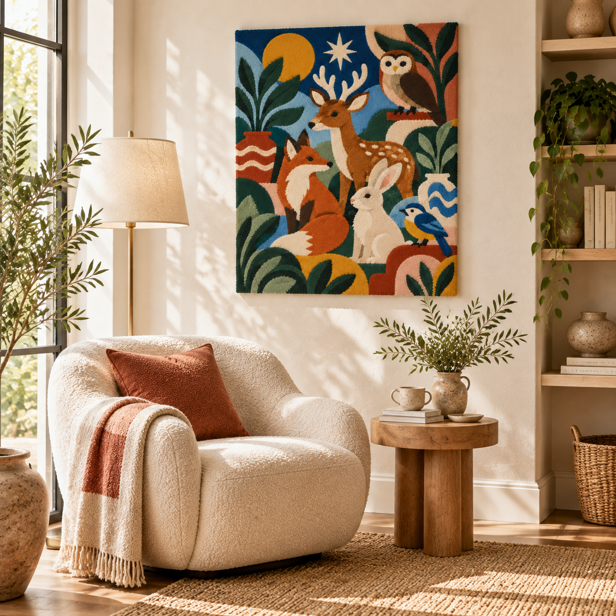 Woodland Moon Gathering — room setting 2