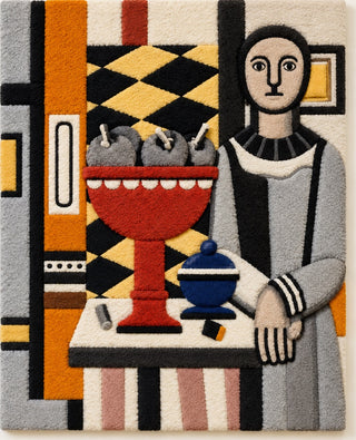 Wool artwork after Fernand Léger