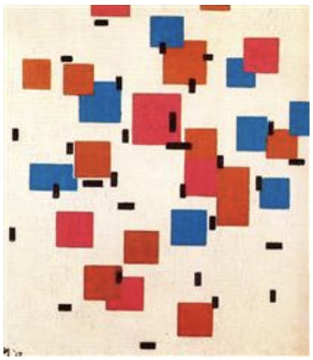 Original artwork by Piet Mondrian
